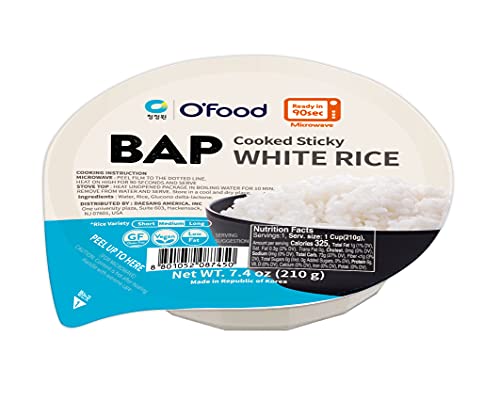CJO OFood BAP Cooked White Rice 210g